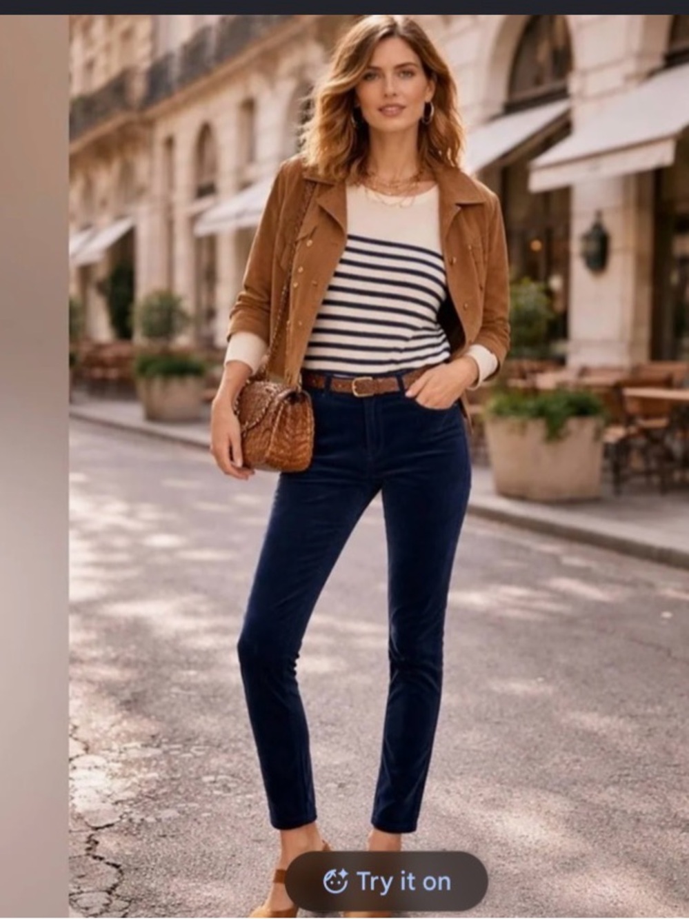 Pilcro velvet skinny pants